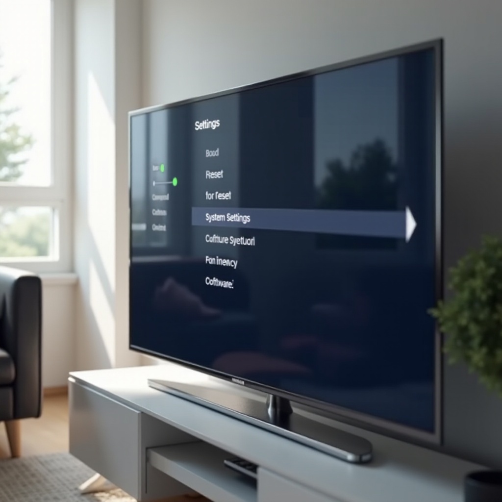 un téléviseur Samsung a-t-il un bouton de réinitialisation
