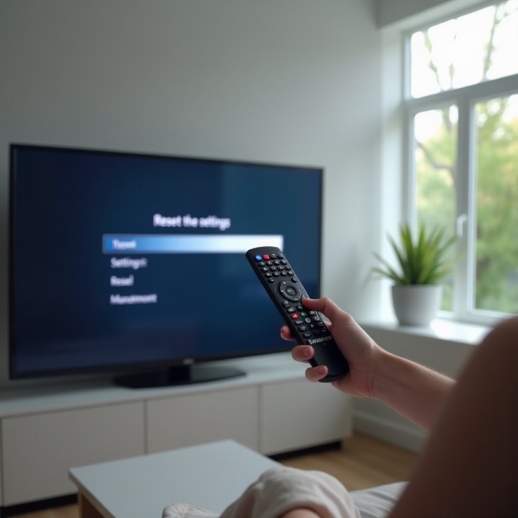 má televize Samsung resetovací tlačítko