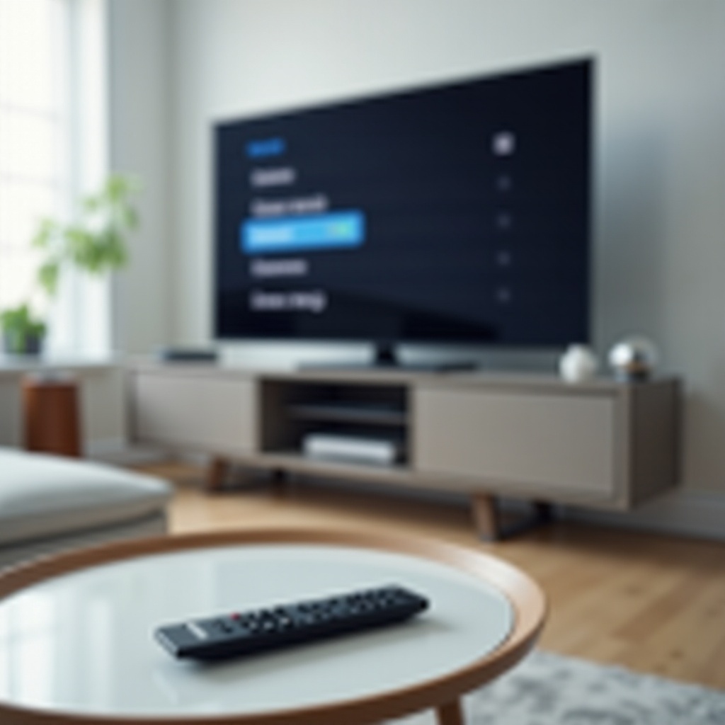 uma TV Samsung tem um botão de reinicialização