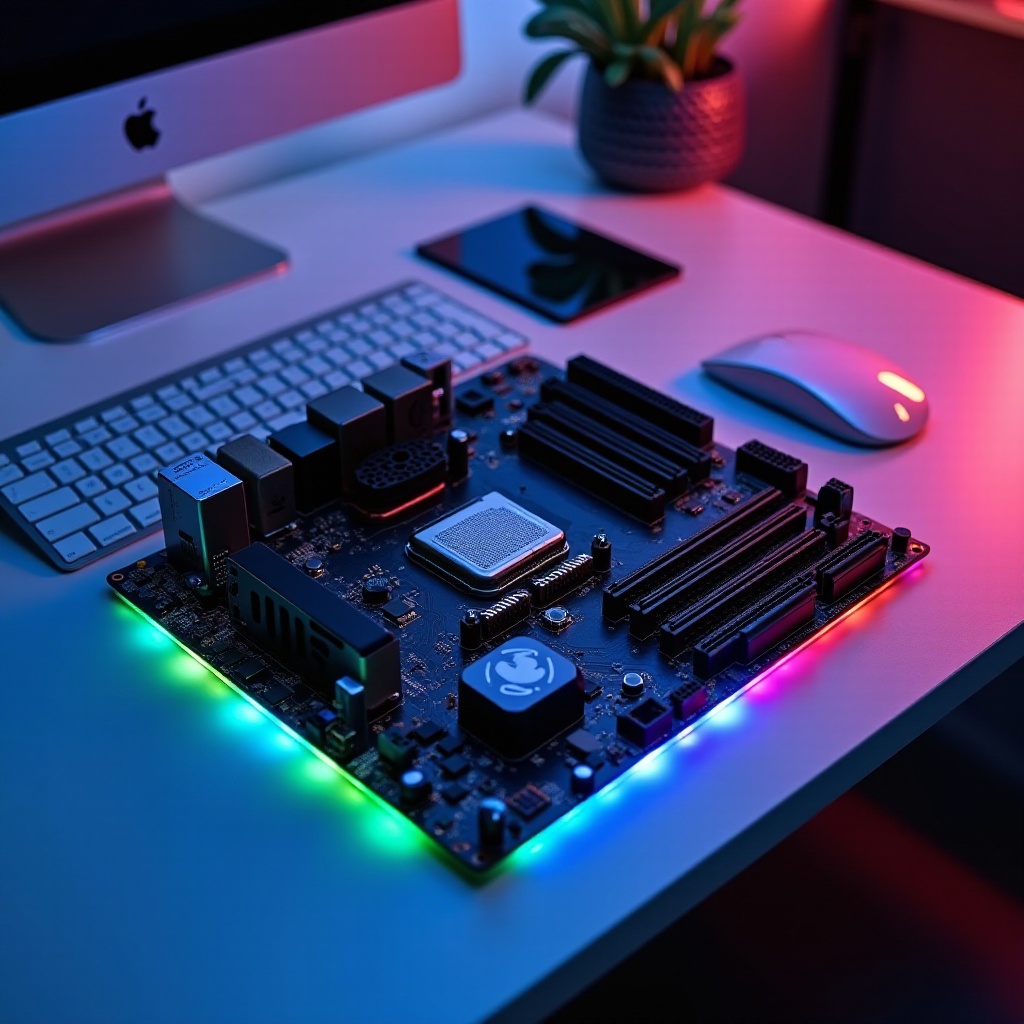 jak włączyć rgb na płycie głównej asus b450f