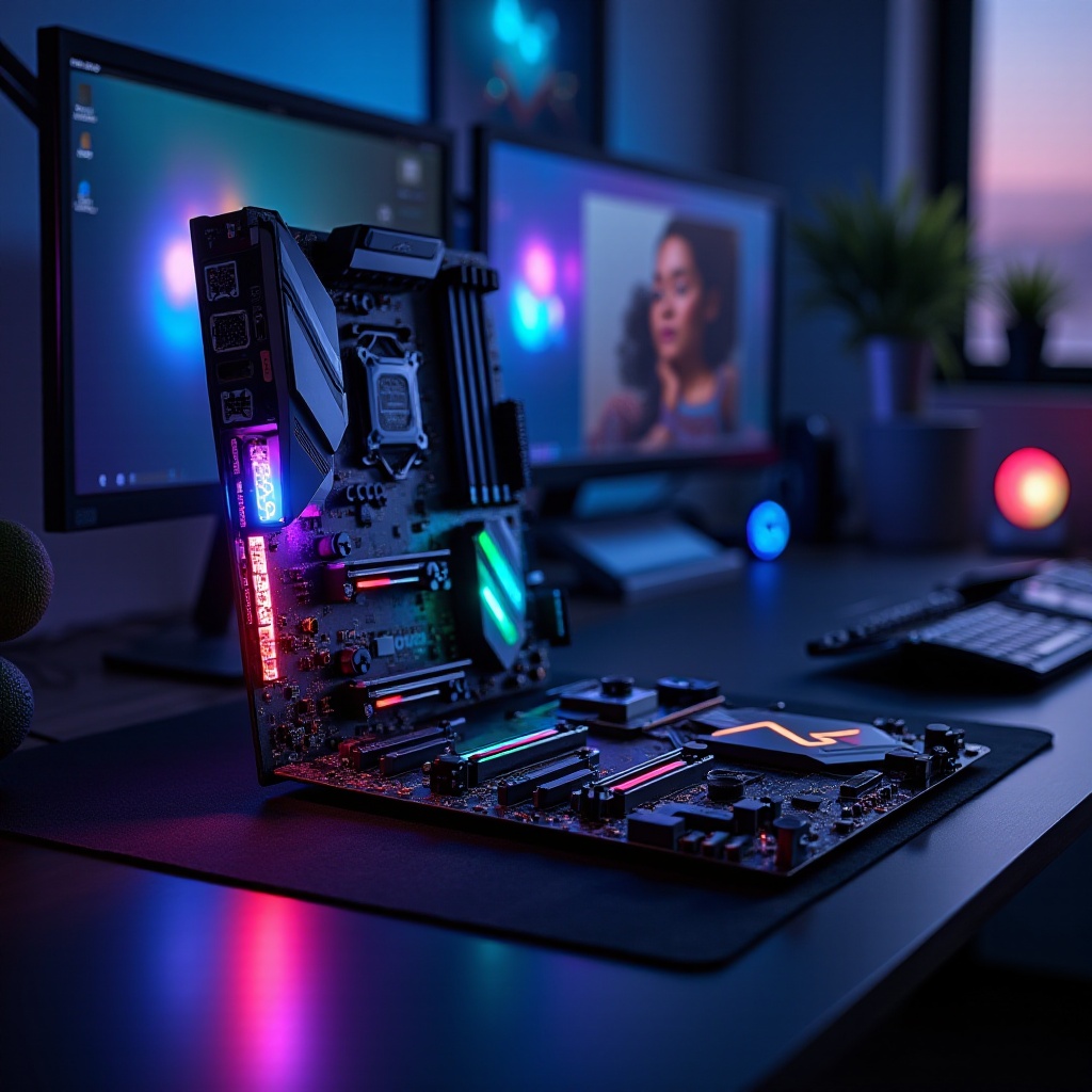 comment allumer le rgb de la carte mère asus b450f