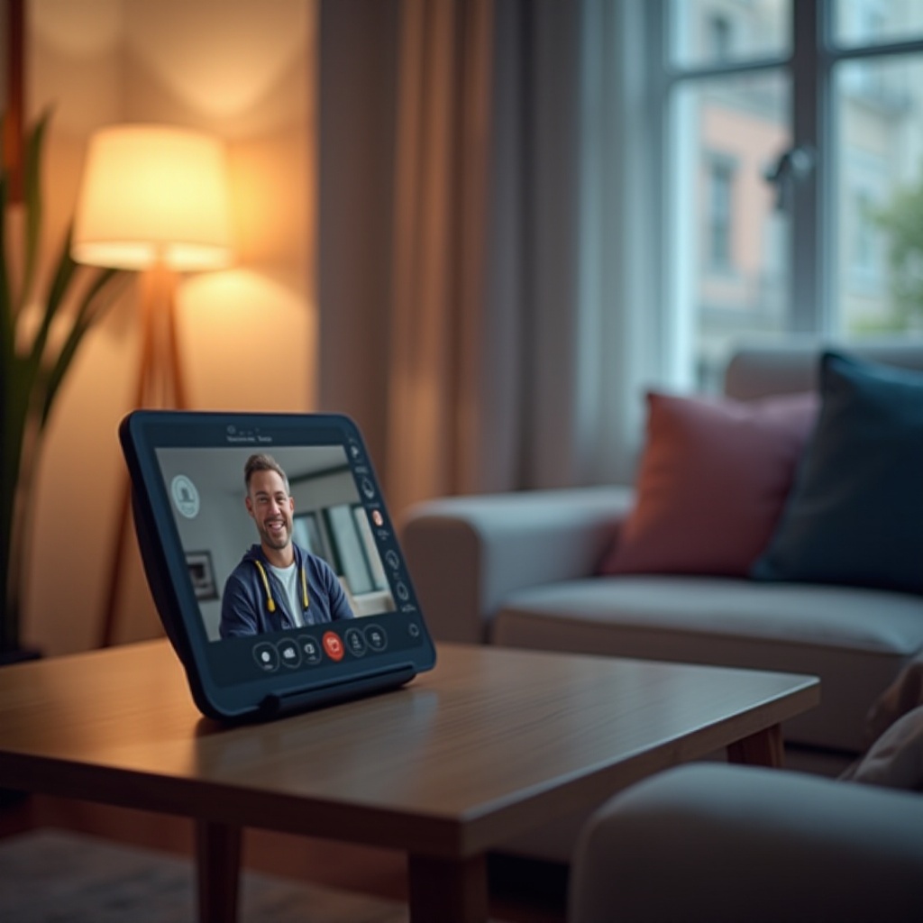 como fazer uma videochamada com Echo Show