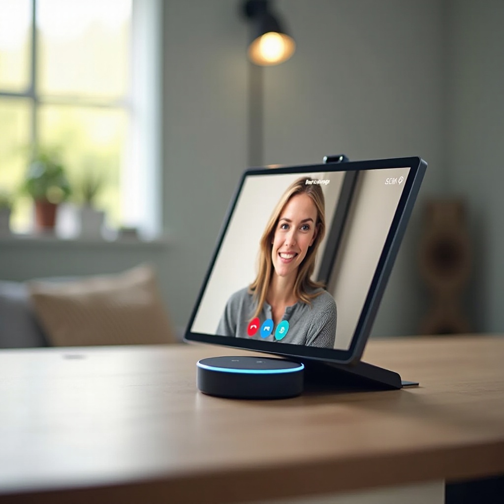 comment passer un appel vidéo avec Echo Show