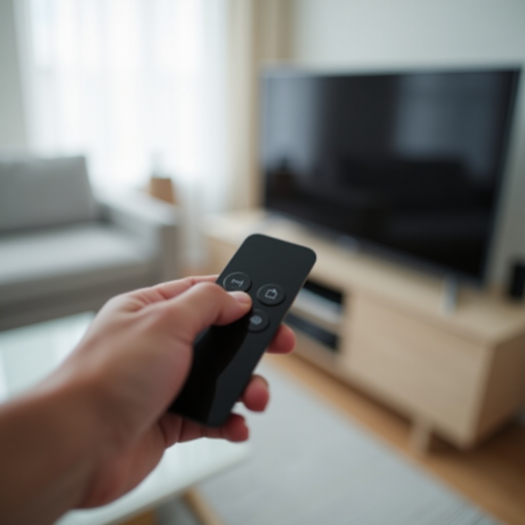 tvrdý reset dálkového ovladače Apple TV