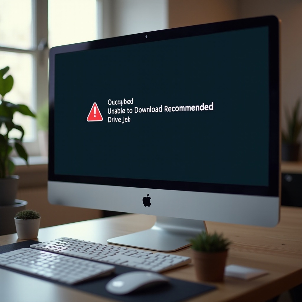 impossible de télécharger le pilote recommandé