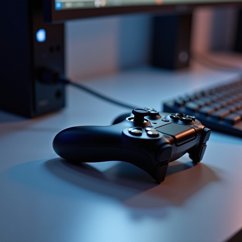 conectar o controle PS4 ao PC com fio