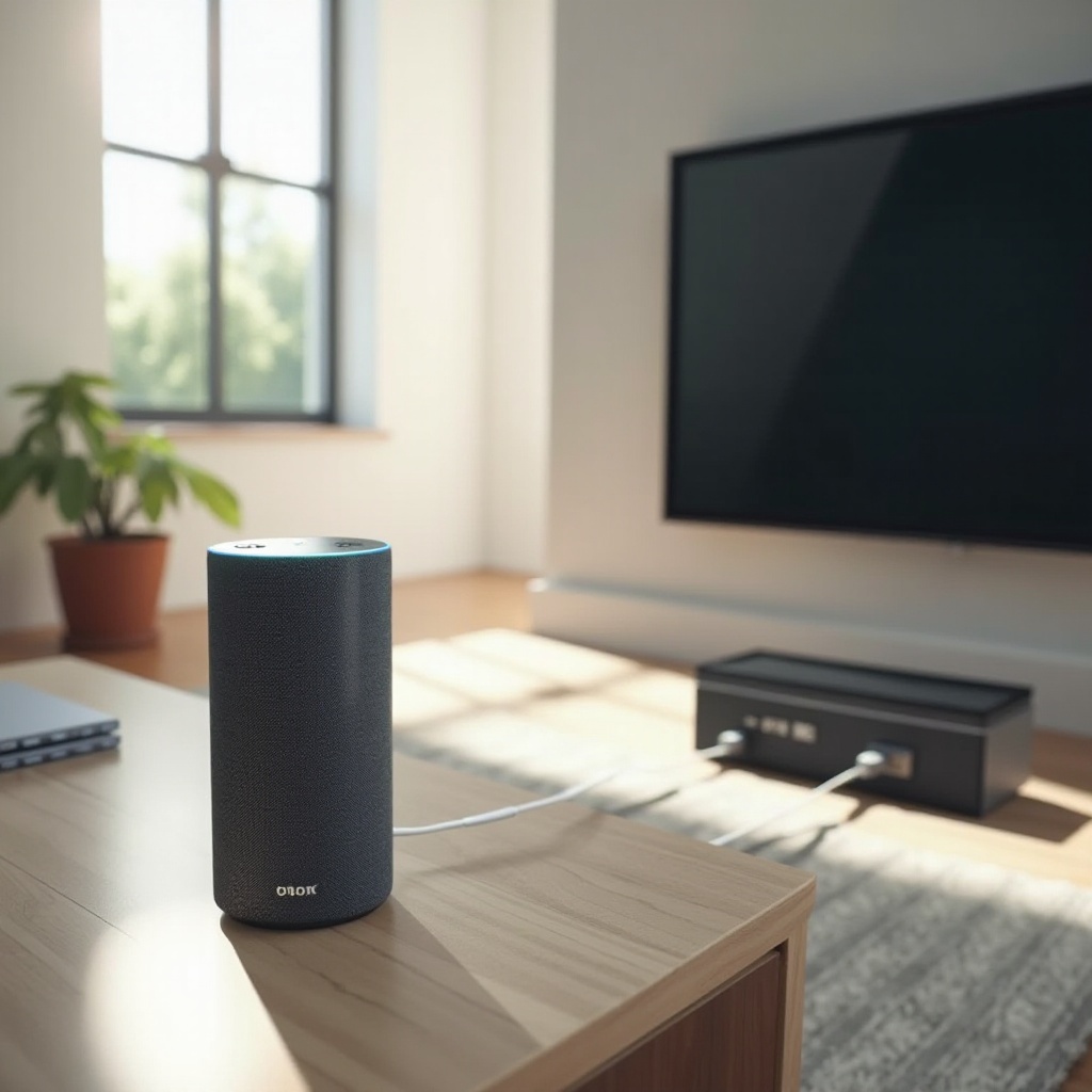 use echo como alto-falante de TV sem Bluetooth