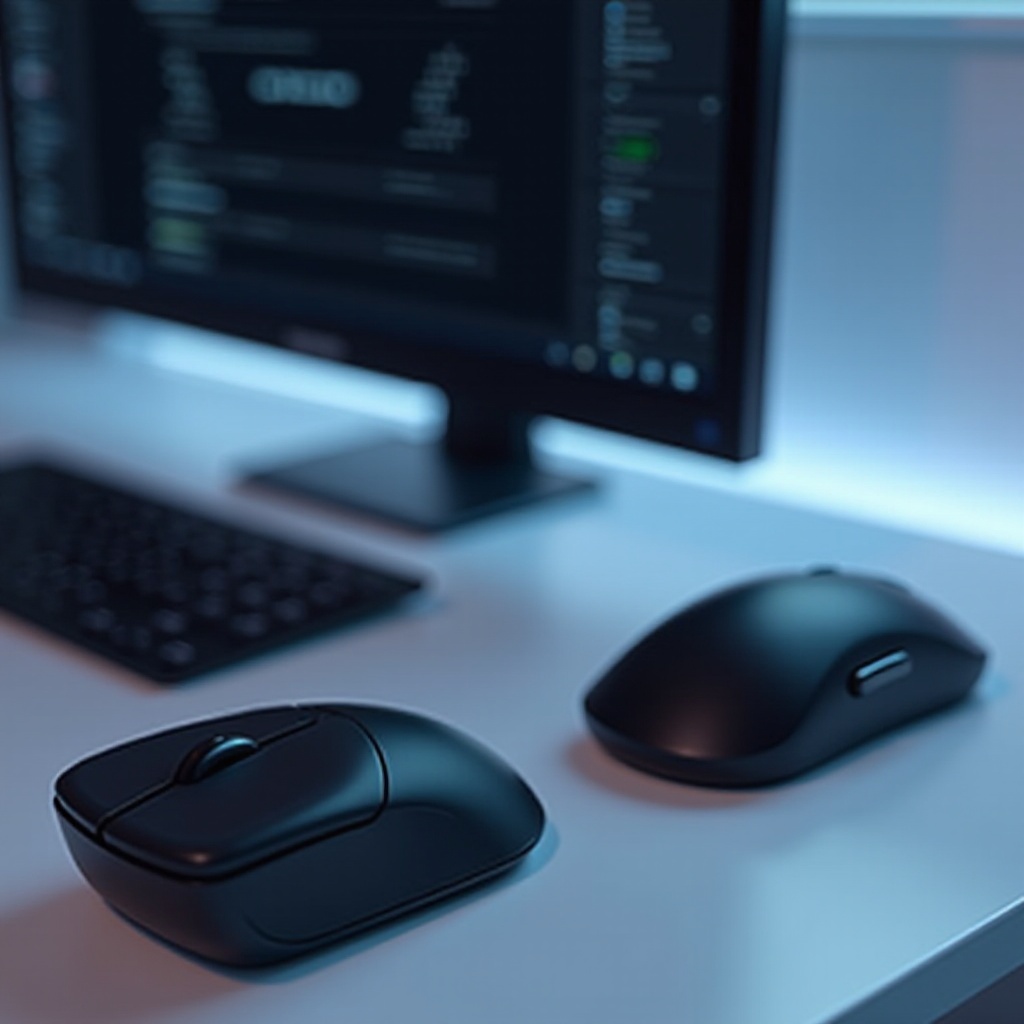 tichá počítačová myš