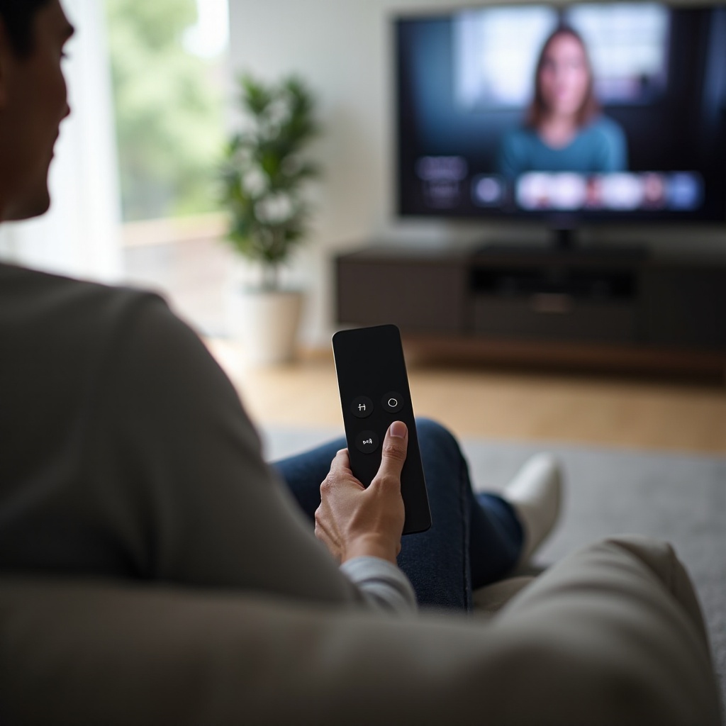 hard reset do controle remoto da Apple TV