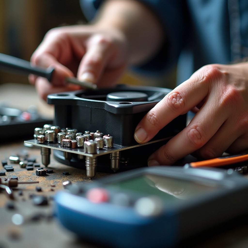 ventilateur de l'alimentation Meanwell monte et descend constamment