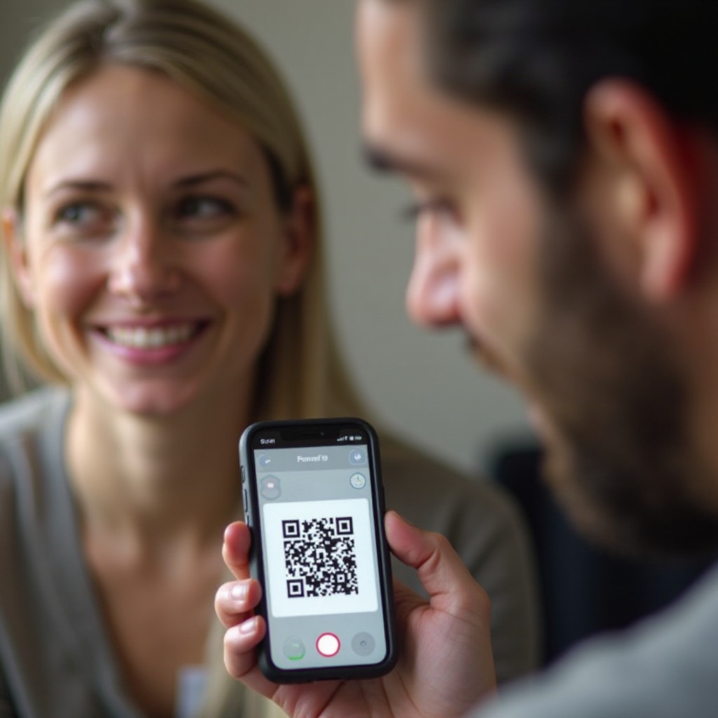 où est le lecteur de QR sur l'iPhone