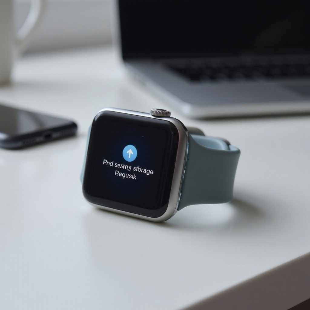 como limpar armazenamento no Apple Watch