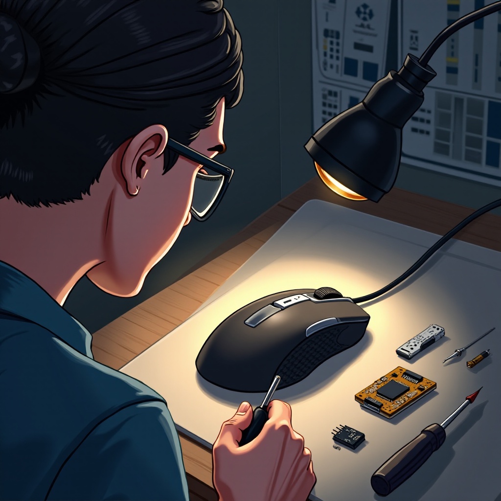 como consertar meu mouse