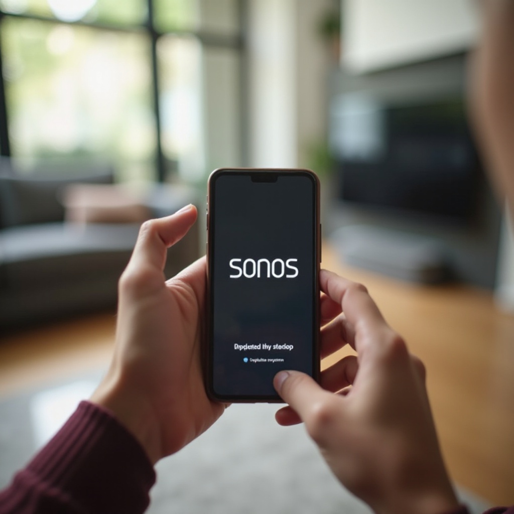 como atualizar o aplicativo Sonos