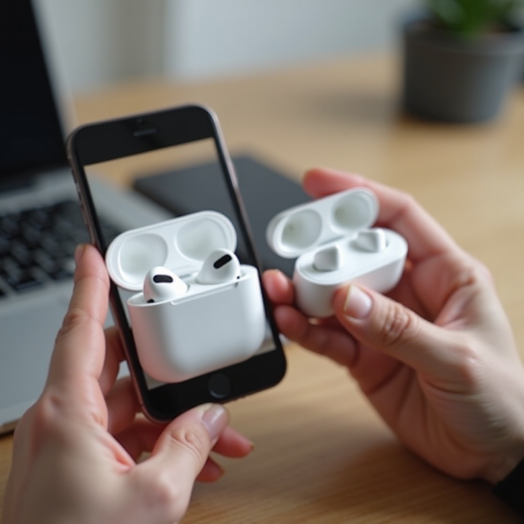 como colocar os AirPods Max no modo de emparelhamento