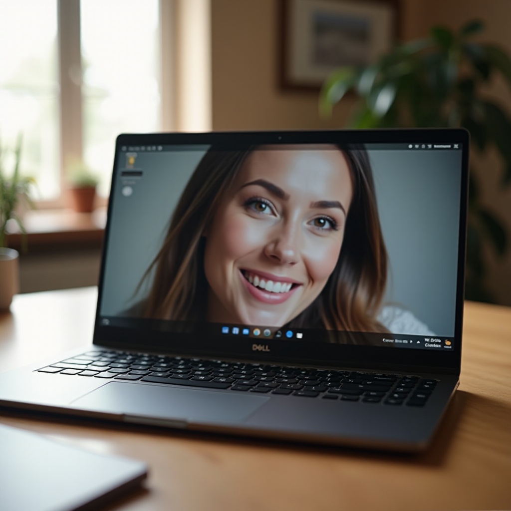 como faço para tirar uma foto no meu laptop Dell