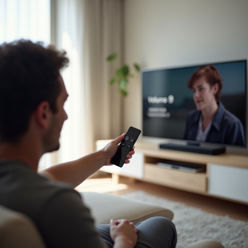 pilot od mojego Apple TV nie działa z głośnością